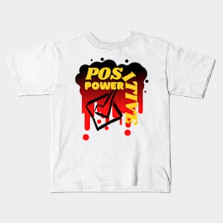 Positive power red cloud Kids T-Shirt